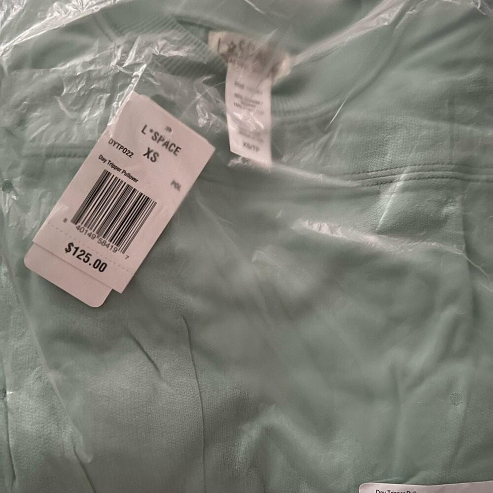 NEW L*SPACE day tripper pullover in pool XS - Picture 5 of 5